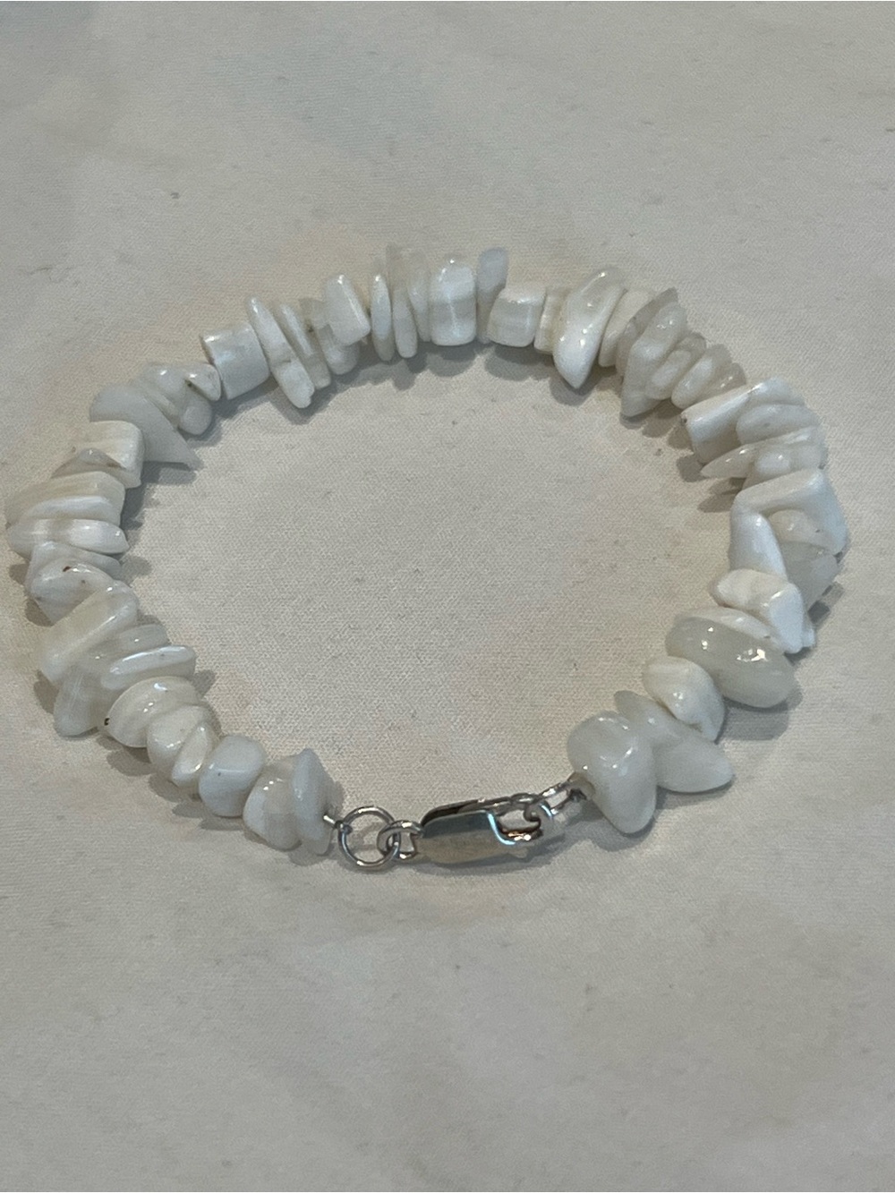 Shell sterling silver bracelet
